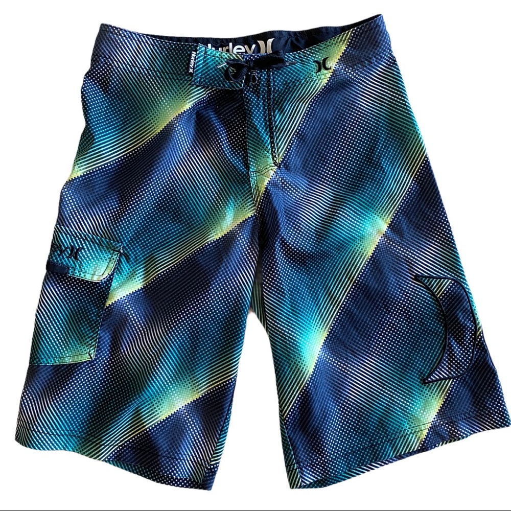 Boys Hurley Surf Board Swim Trunks Size 12 - Picture 1 of 3